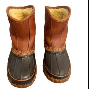 L.L.Bean Duck Boots Shearling Lined